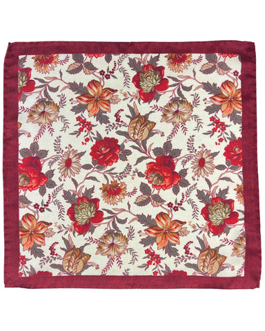 DÉCLIC Forio Floral Hanky - Rust