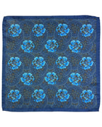 DÉCLIC Argenta Floral Hanky - Navy