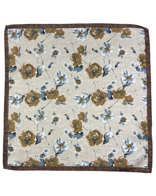 DÉCLIC Forio Floral Hanky - Brown