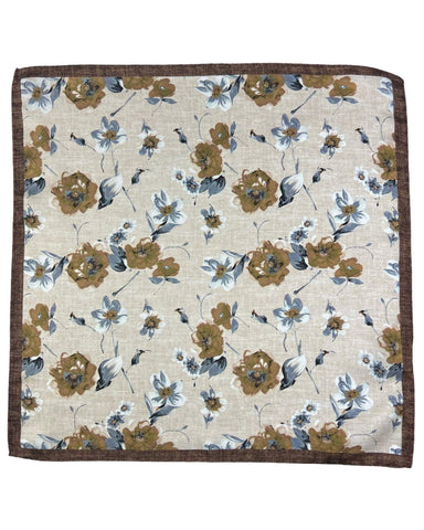 DÉCLIC Cento Floral Hanky - Green