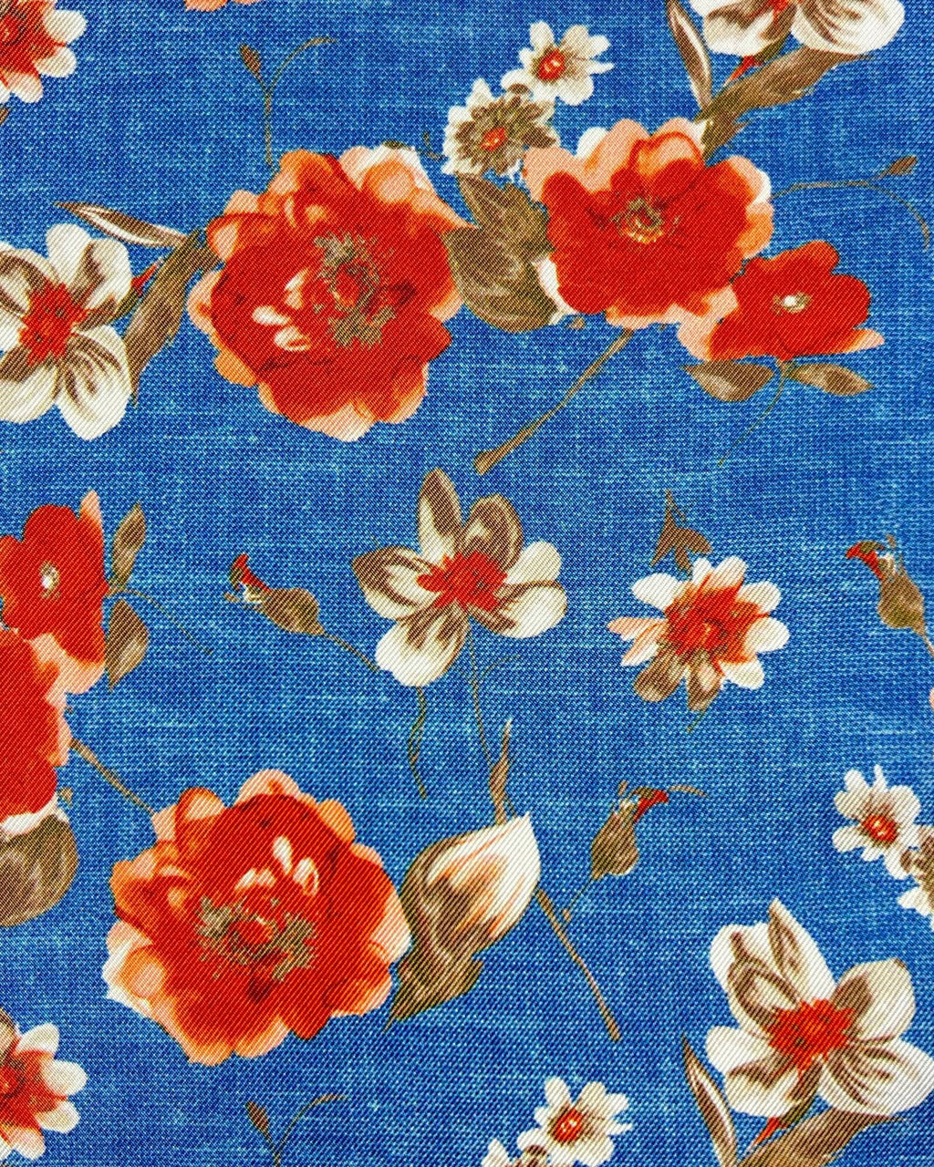 DÉCLIC Forio Floral Hanky - Rust