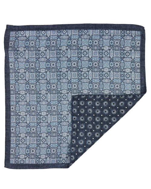 DÉCLIC Atri Mandella Reversible Hanky - Navy