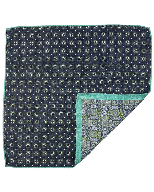 DÉCLIC Atri Mandella Reversible Hanky - Green