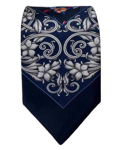 DÉCLIC Mestre Floral Tie - Blue