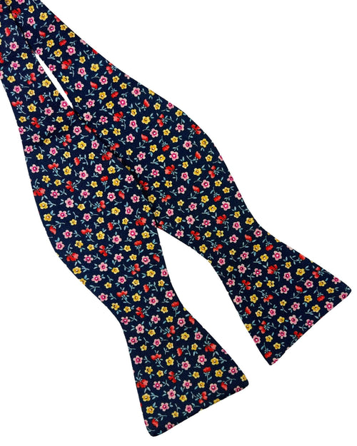 DÉCLIC Ciavari Floral TYO Bow Tie - Navy