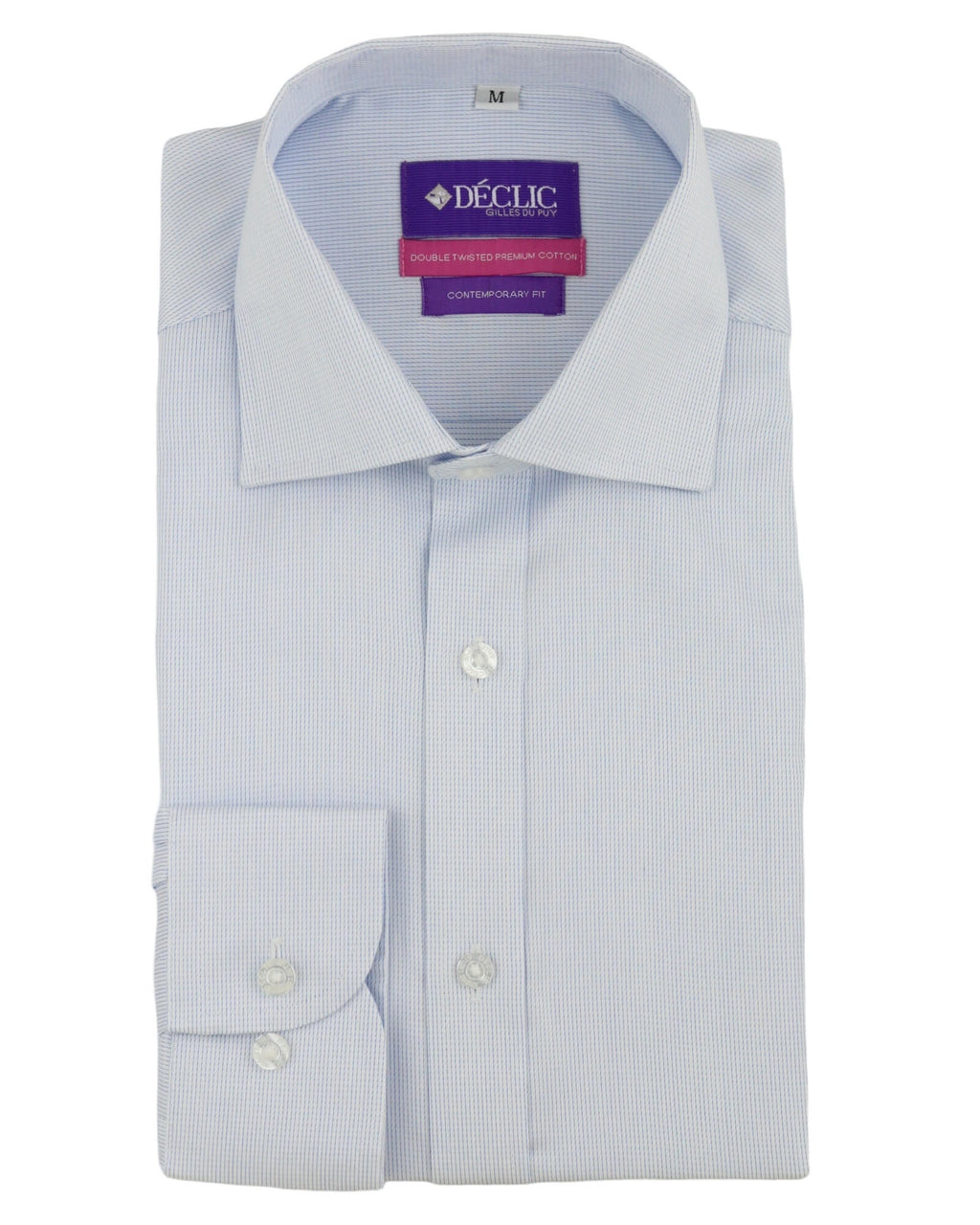 DÉCLIC Rupert Textured Shirt - Blue