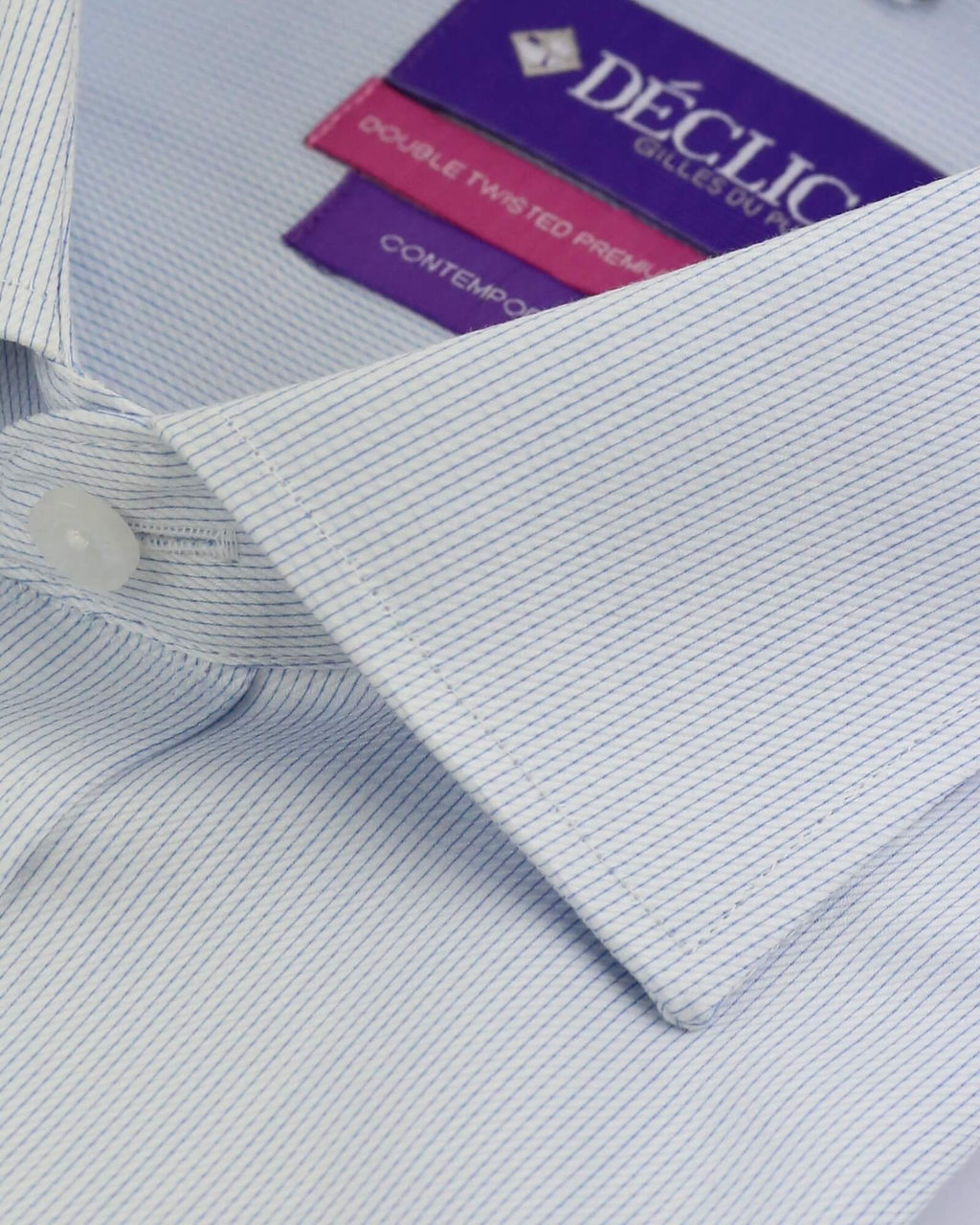 DÉCLIC Rupert Textured Shirt - Blue