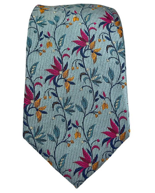 DÉCLIC Mestre Floral Tie - Blue