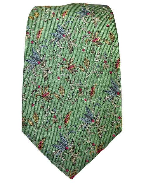 DÉCLIC Mestre Floral Tie - Green