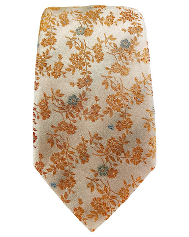 DÉCLIC Adria Floral Tie - Ivory