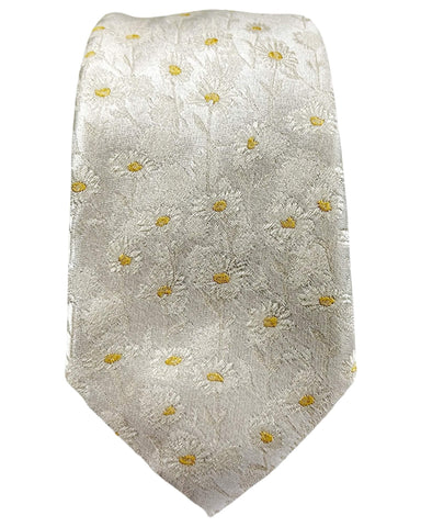 DÉCLIC Adria Floral Tie - Ivory