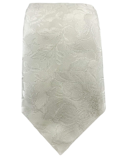 DÉCLIC Adria Floral Tie - Ivory