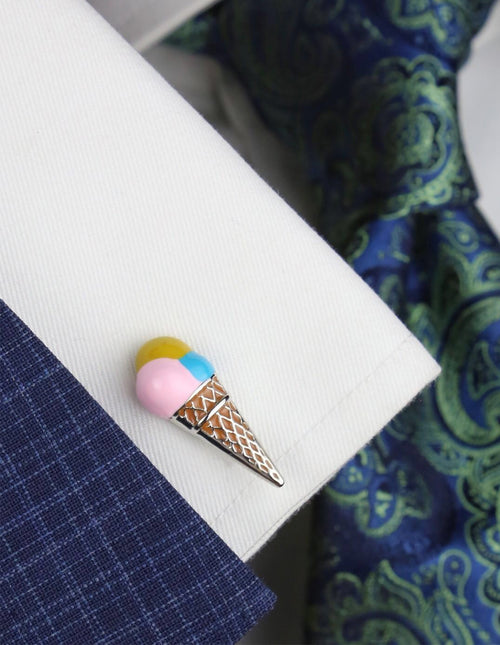 DÉCLIC Ice-Cream Cone Cufflink