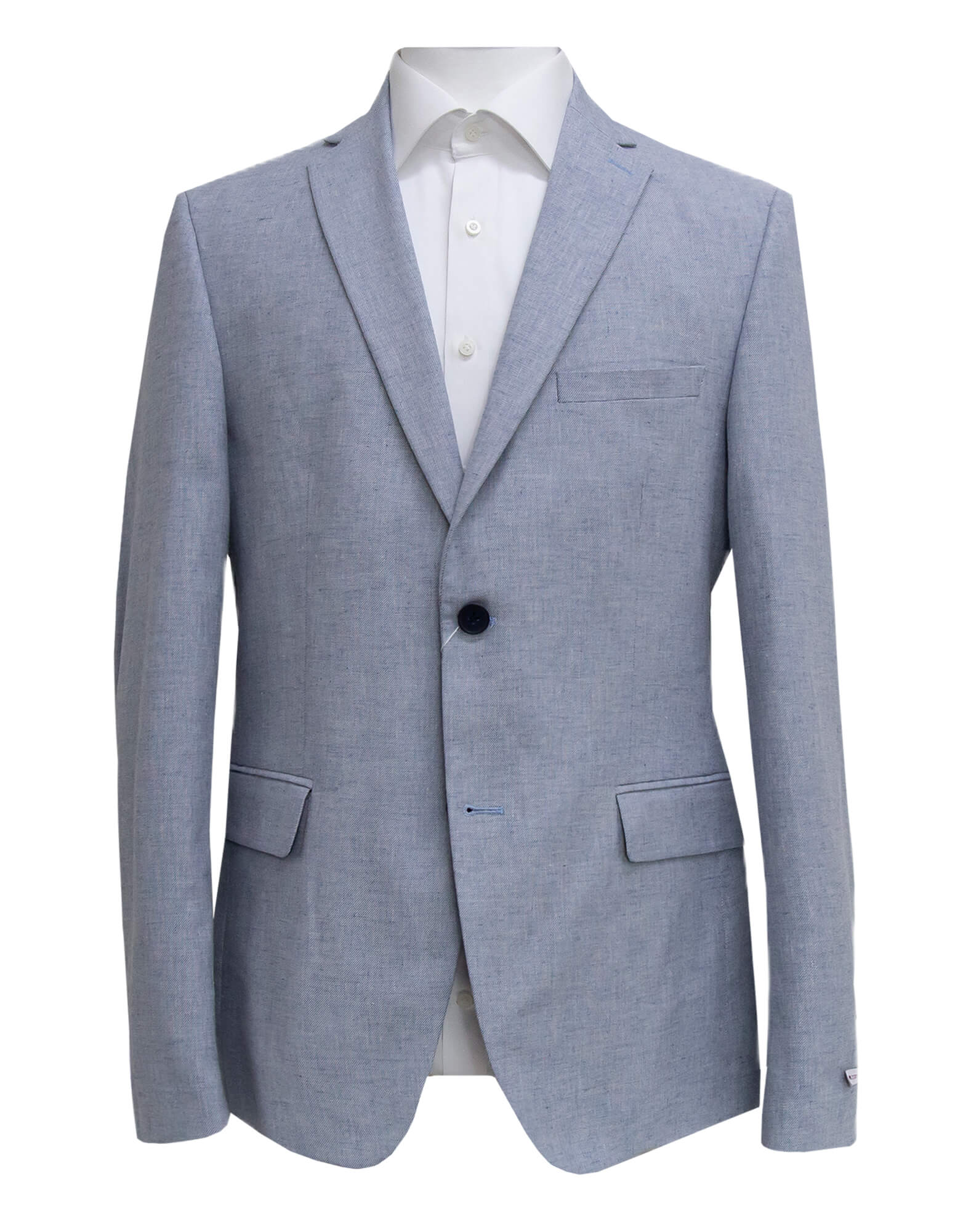JF 'Fox' Cotton/Linen Jacket - Sky