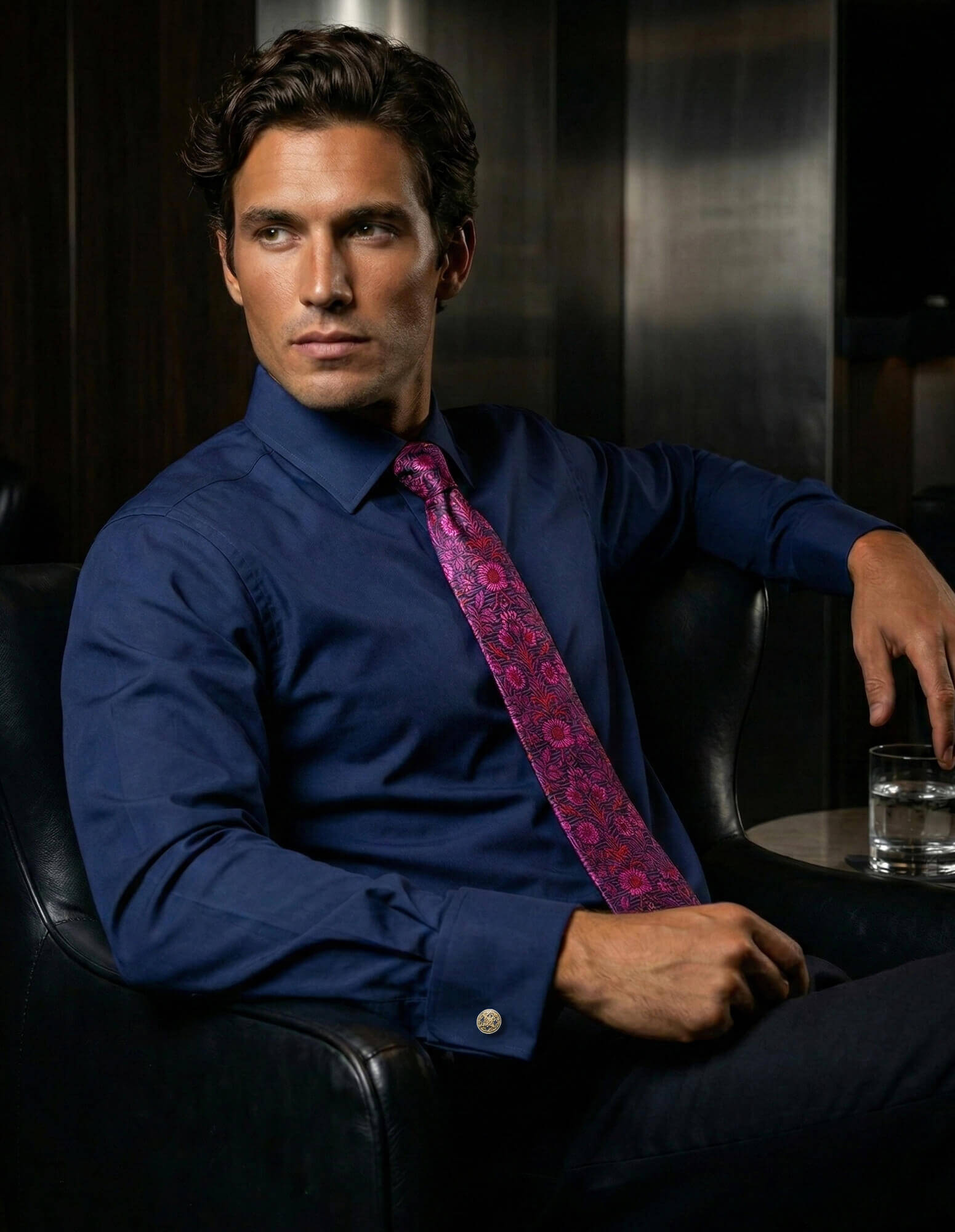 DÉCLIC Hitte Plain Shirt - Navy