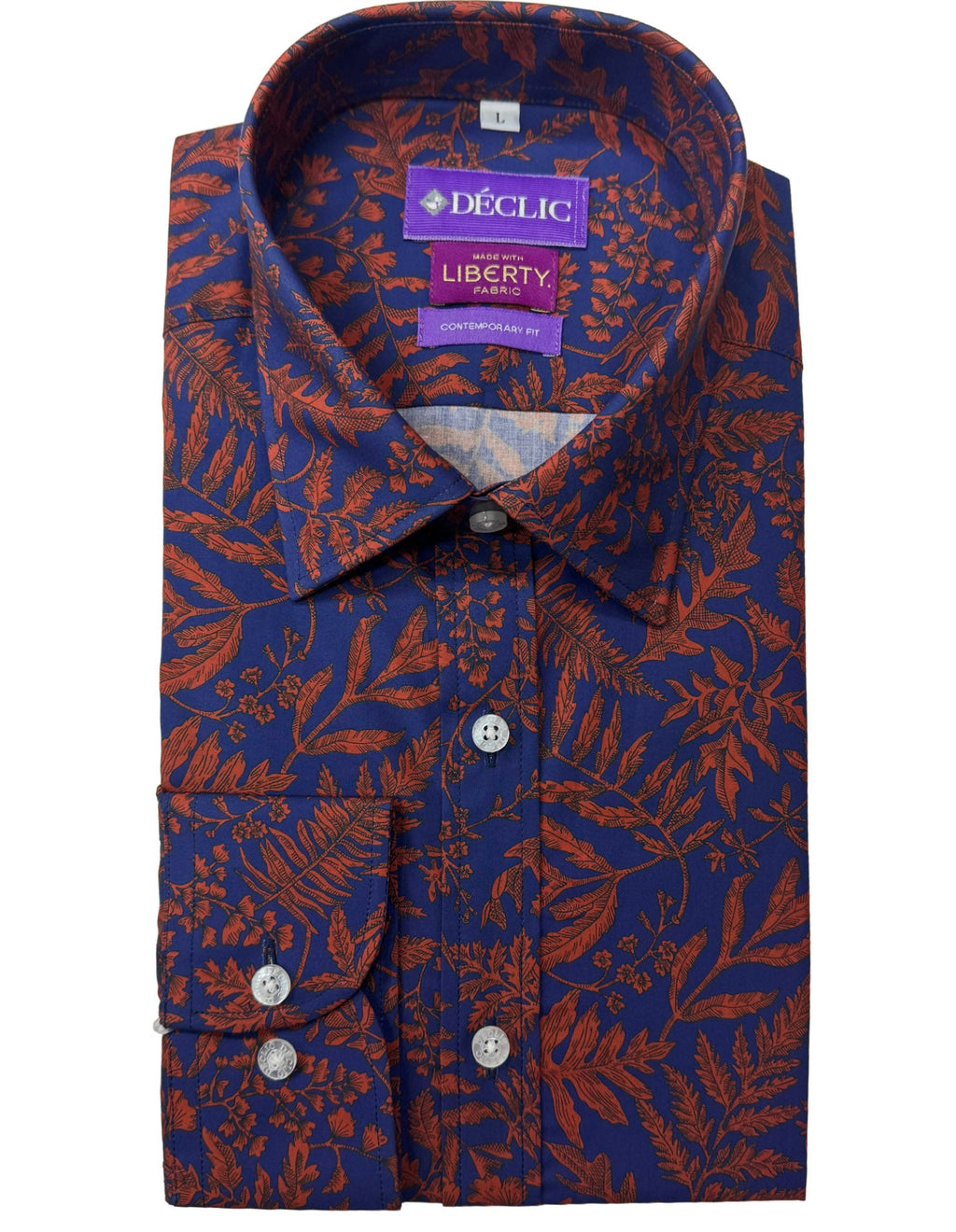 DÉCLIC Liberty Monty Print Shirt - Blue
