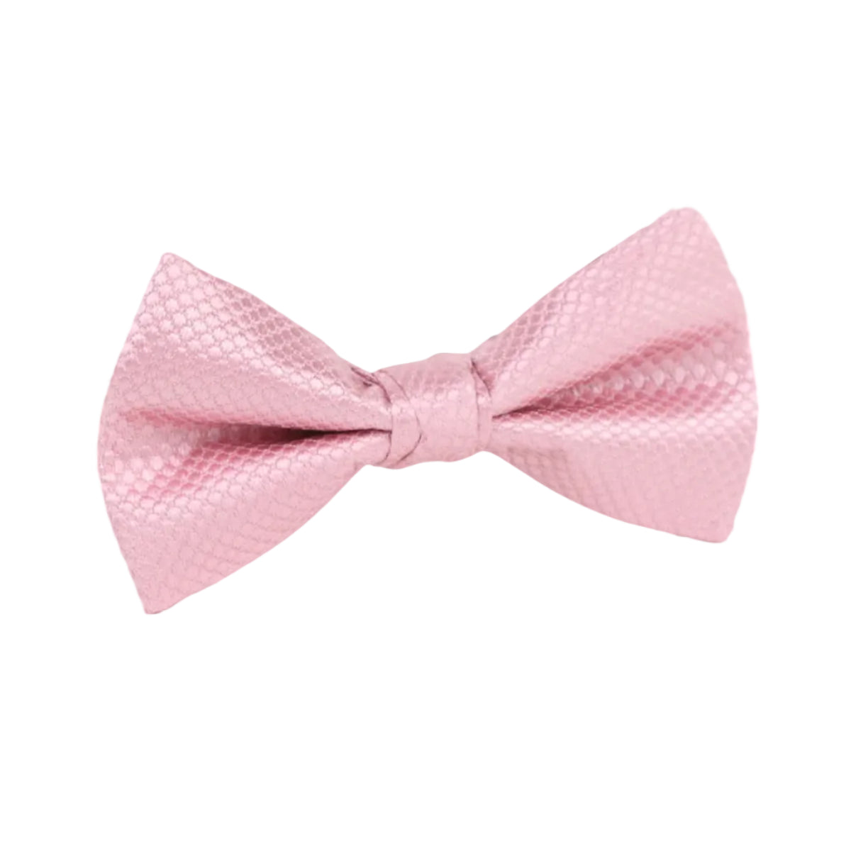 DÉCLIC Silk Textured Single Dimple Bow - Pink