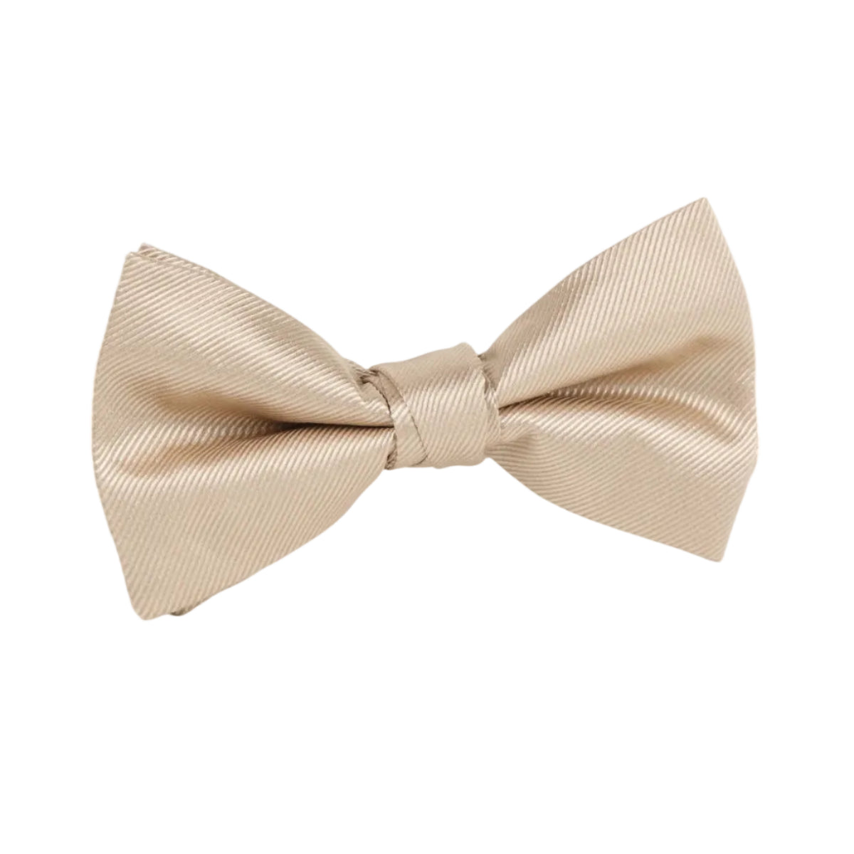 DÉCLIC Silk Twill Single Dimple Bow - Taupe