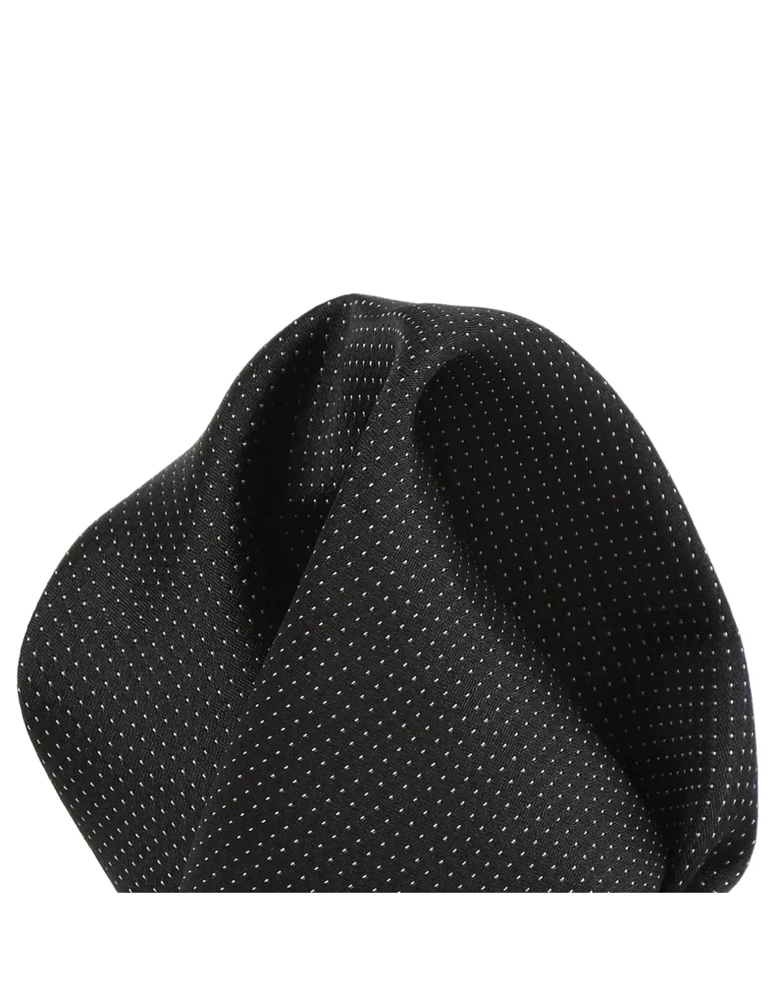 DÉCLIC Classic Microdot Hanky - Black