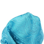 DÉCLIC Classic Paisley Hanky - Turquoise