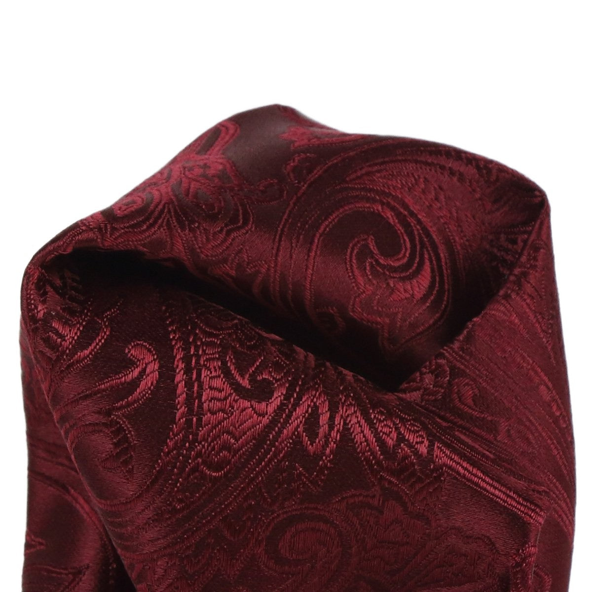 DÉCLIC Classic Paisley Hanky - Burgundy