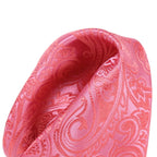 DÉCLIC Classic Paisley Hanky - Coral