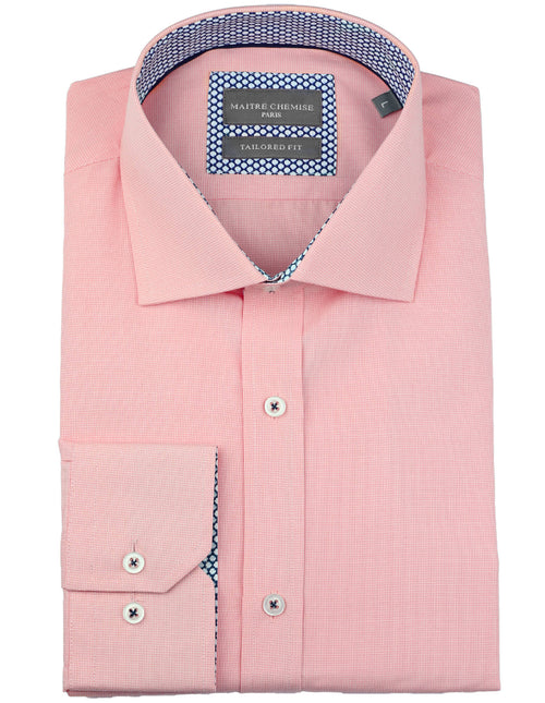 Maitre Chemise Rouen Textured Shirt - Orange