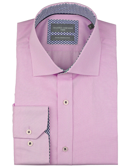 Maitre Chemise Rouen Textured Shirt - Pink