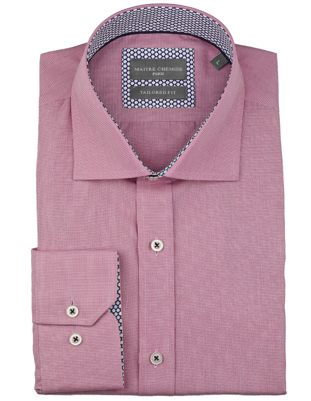 Maitre Chemise Rouen Textured Shirt - Red