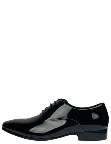 MC Textured Patent Shoe - Black