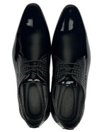 MC Textured Patent Shoe - Black