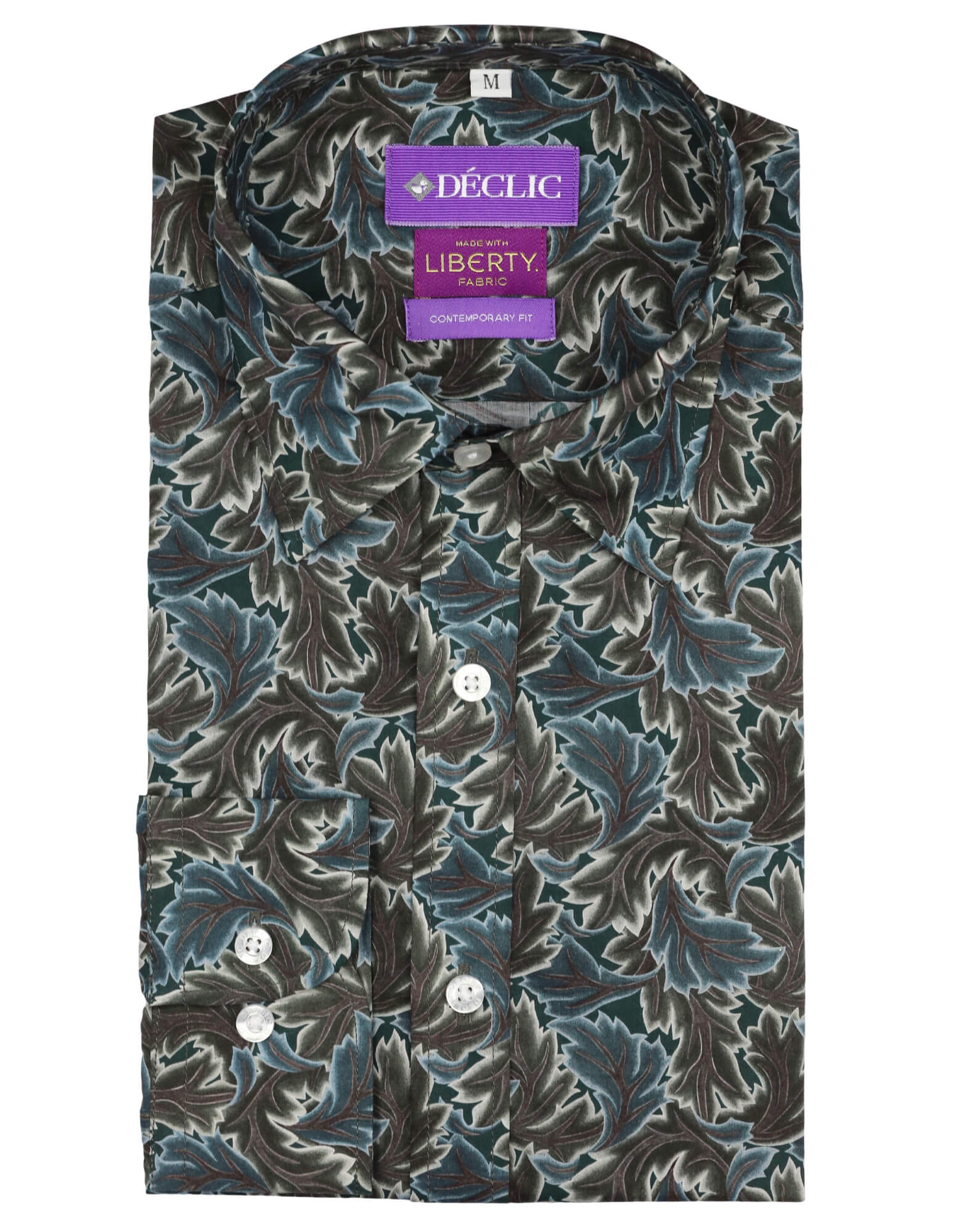 DÉCLIC Liberty Midnight Canopy Print Shirt - Green