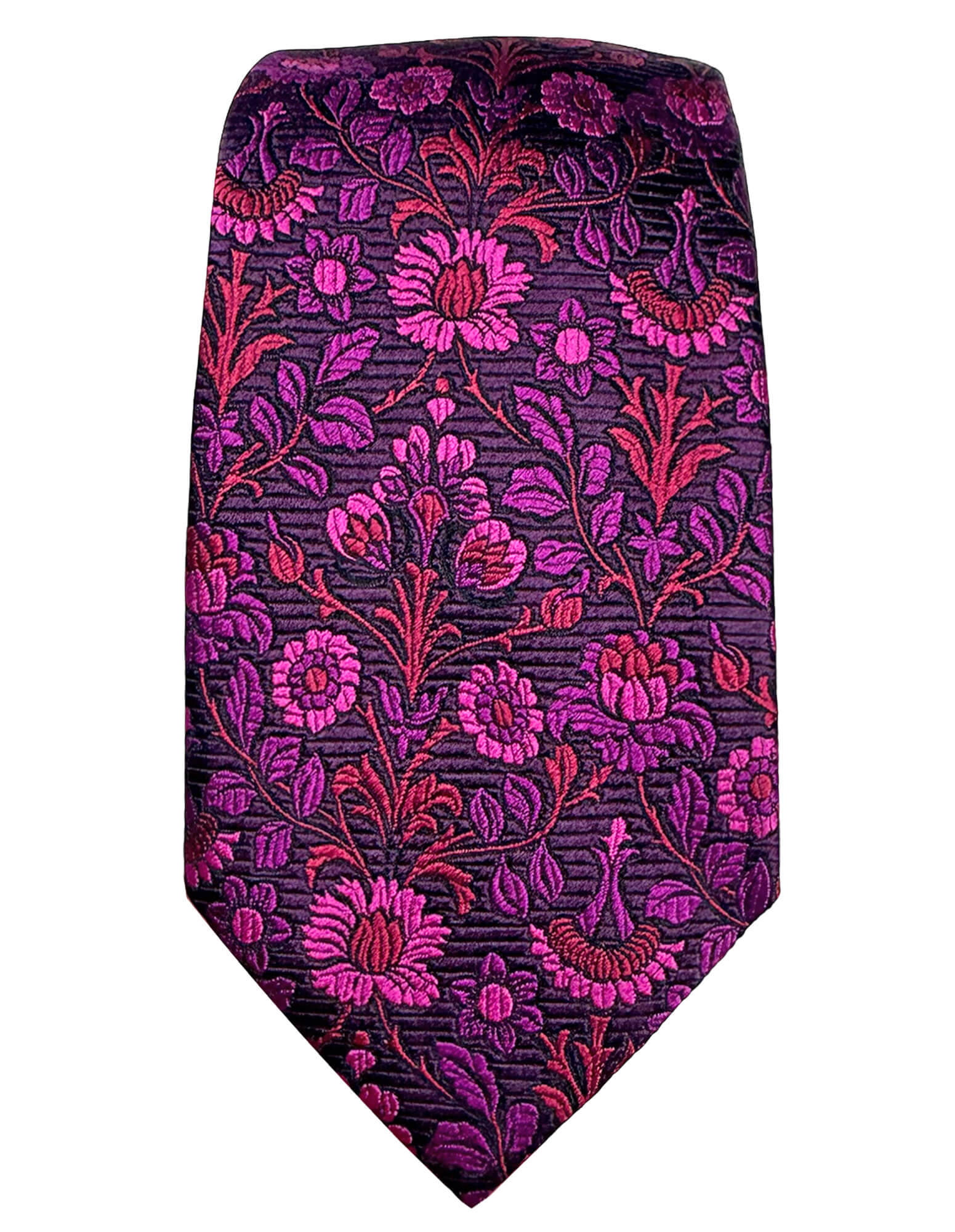 DÉCLIC Jaco Floral Tie - Fuschia