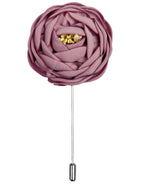 DÉCLIC Peony Flower Lapel Pin - Lilac