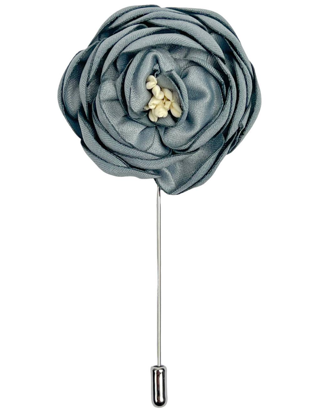 DÉCLIC Peony Flower Lapel Pin - Steel