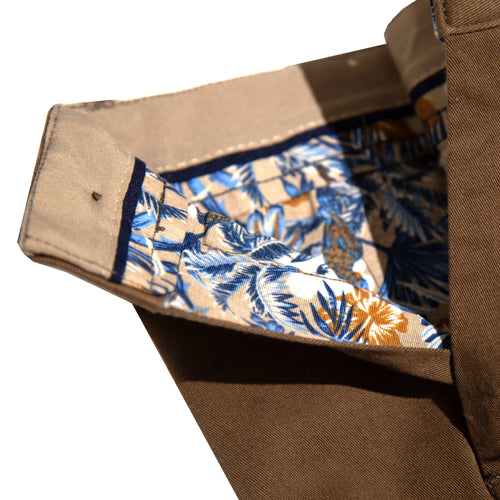 JF Cotton Stretch Twill Chino - Tobacco