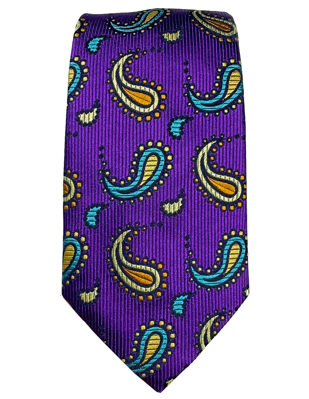 DÉCLIC Medici Paisley Tie - Purple