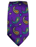 DÉCLIC Medici Paisley Tie - Purple