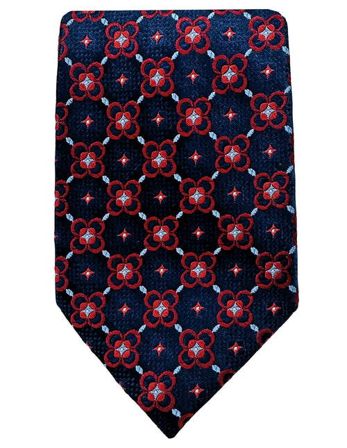 DÉCLIC Noah Patterned Tie - Red