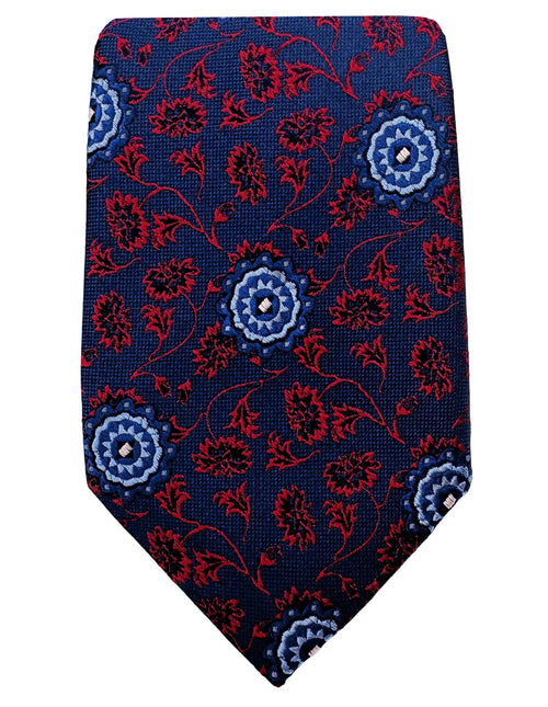 DÉCLIC Roland Patterned Tie - Red