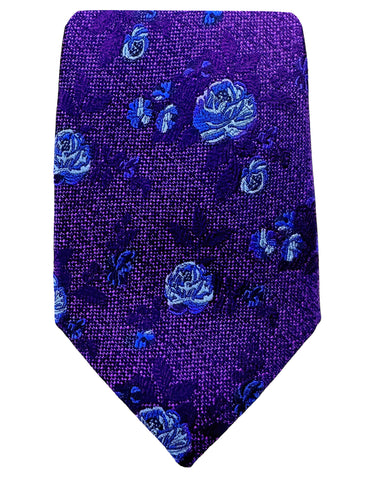 DÉCLIC Cento Floral Tie - Blue