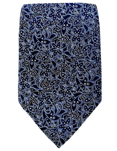 DÉCLIC Jose Paisley Tie - Blue