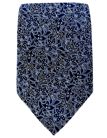 DÉCLIC Classic Paisley Bow Tie - Dark Green