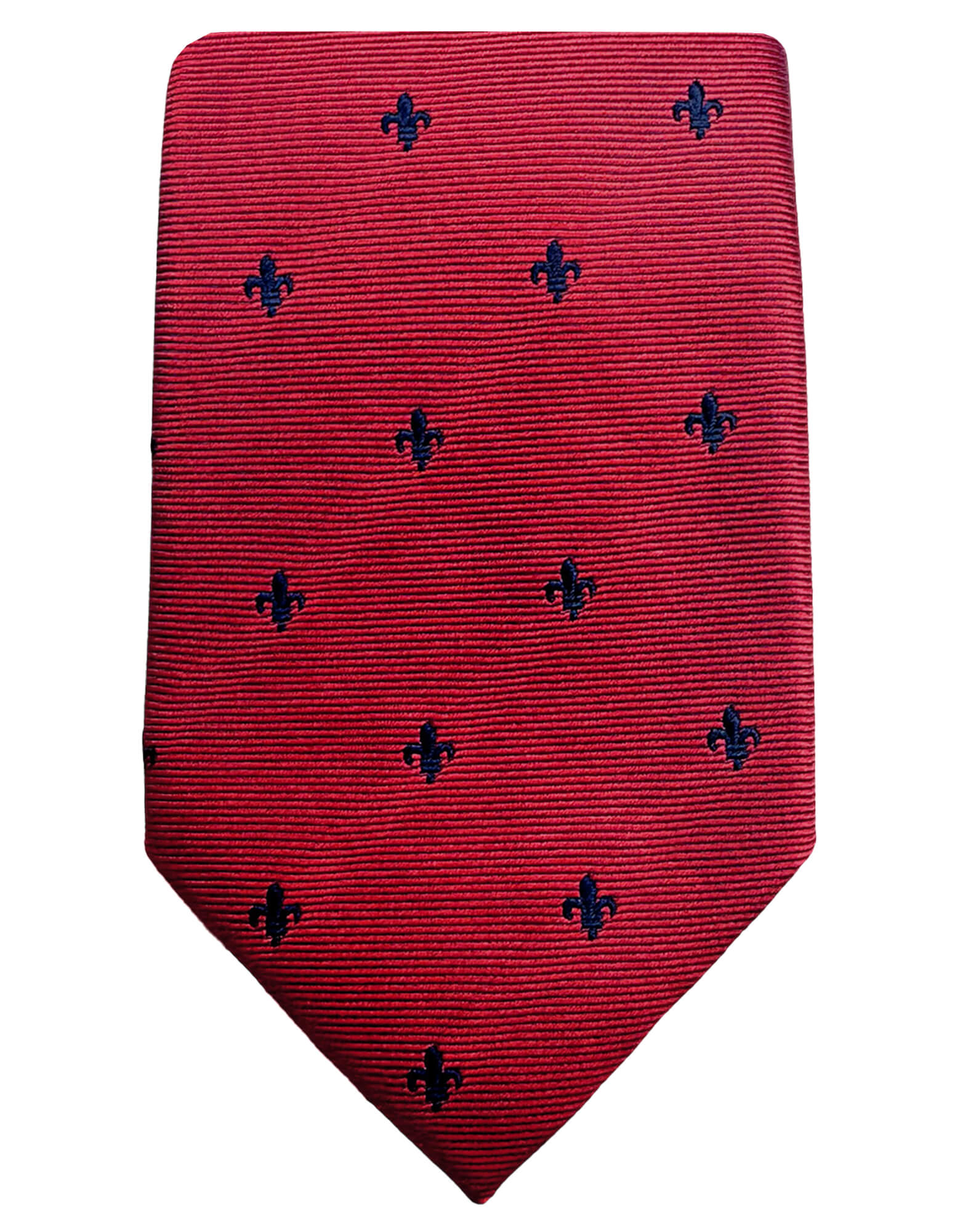 DÉCLIC Fleur-de-Lys Tie - Red