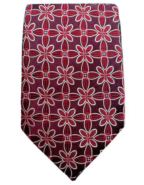 DÉCLIC Kross Patterned Tie - Red