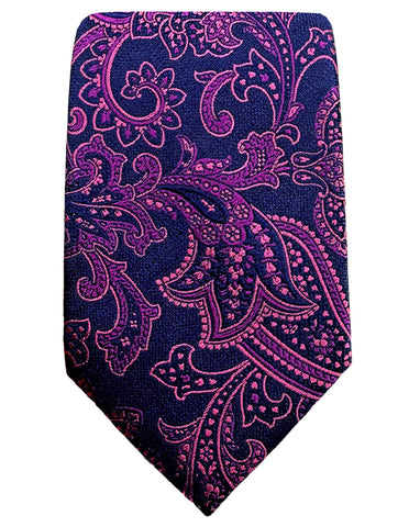 DÉCLIC Classic Paisley Tie - Dark Green