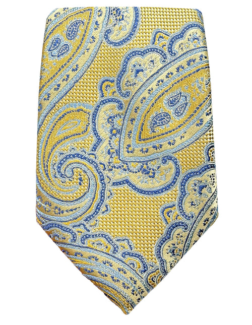 DÉCLIC Hudson Paisley Tie - Yellow