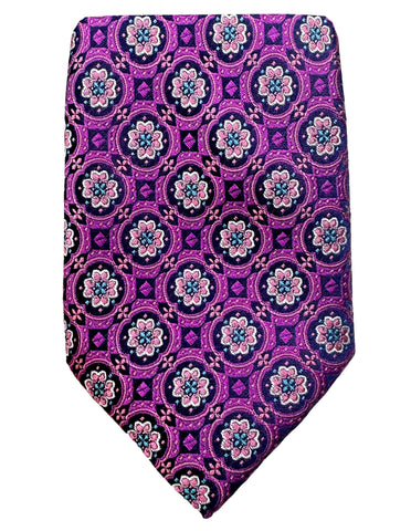 DÉCLIC Kassel Paisley Tie - Navy