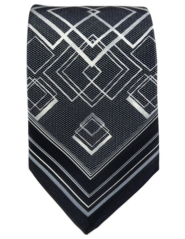 DÉCLIC Kontur Floral Tie - Black