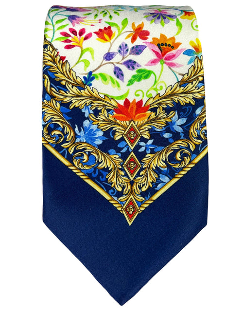 Silvio Fiorello Jianni Floral Tie - White